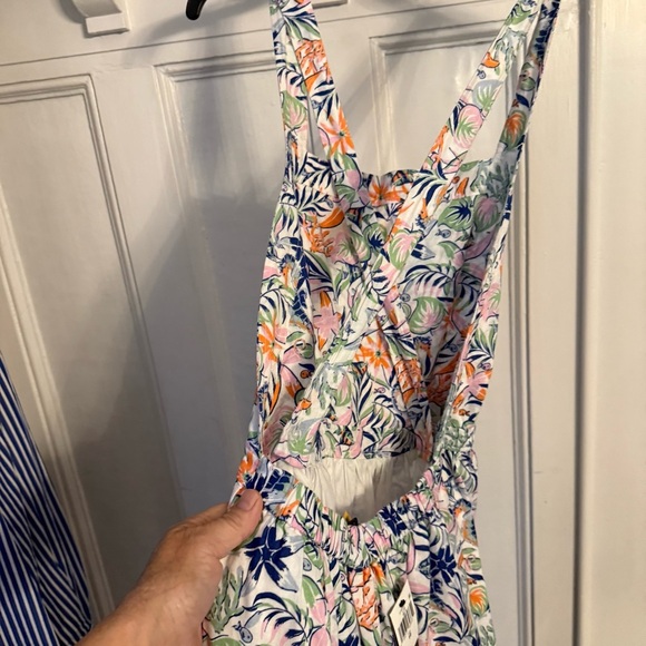 Polo Ralph Lauren Dress Big Girls Sz 16 Linen-Cotton Tropical Beach Summer NWT - Picture 5 of 12